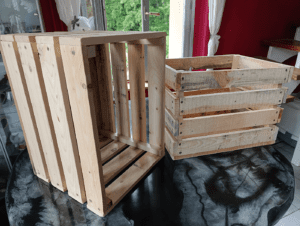 décoration mariage bois et résine