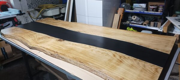 Table rivière chêne clair